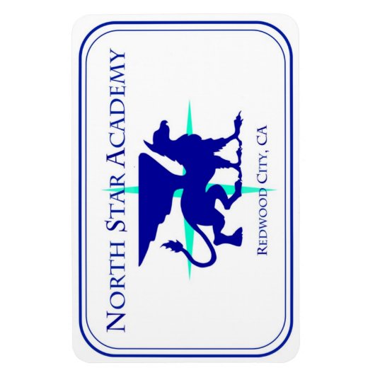 North Star Academy Car Magnet Magneet (Verticaal)