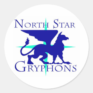 North Star Griffins Ronde Sticker