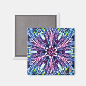 North Star Kaleidoscope Magnet Magneet (Voorkant / Achterkant)