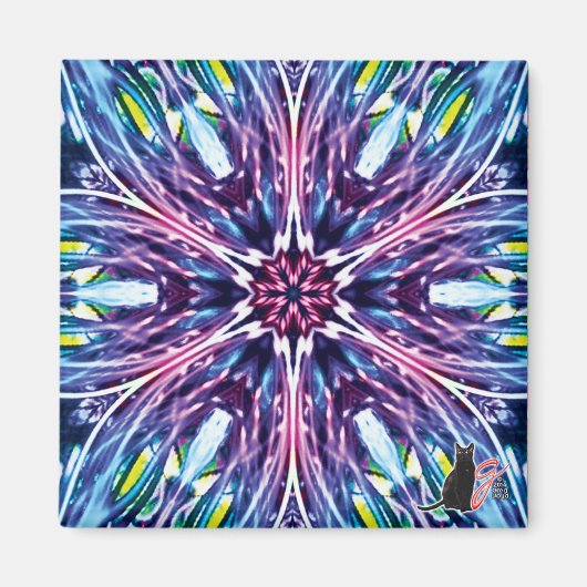 North Star Kaleidoscope Magnet Magneet (Voorkant)