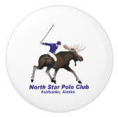 North Star Polo Club Keramische Knop (Voorkant)