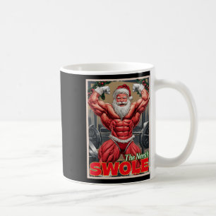 North Swole Funny Muscular Santa Flex Muscle Chris Koffiemok