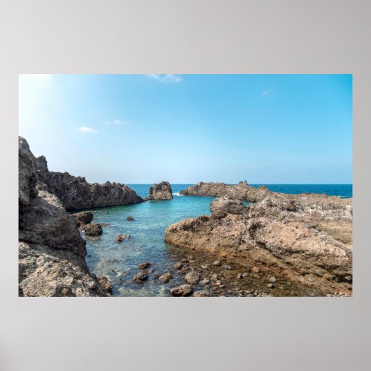 North Tenerife Coastline Poster Print (Voorkant)