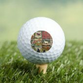 North Territories Adventure: Symbolische lappendek Golfballen (Insitu Shirt)