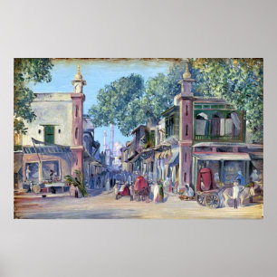 North - The Street of Blood, Delhi, 1880 Poster