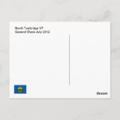 North Tunbridge VT General Store, juli 2012 Briefkaart (Achterkant)