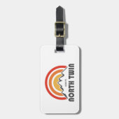 North Twin Mountain New Hampshire Bagagelabel (Voorkant verticaal)