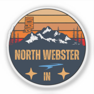 North Webster, Indiana, Verenigde Staten Sticker