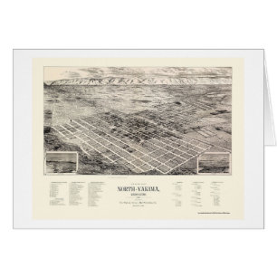 North Yakima, WA Panoramic Map - 1889