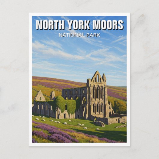 North York Moors National Park England Briefkaart (Voorkant)