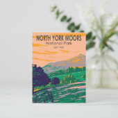 North York Moors National Park England  Briefkaart (Staand voorkant)