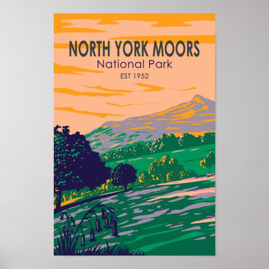 North York Moors National Park England  Poster (Voorkant)