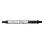 North Zee Cute Doodle Patroon Zwarte Inkt Pen (Achterkant)