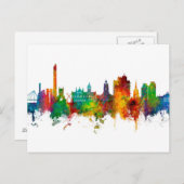 Northampton England Skyline Briefkaart (Voorkant / Achterkant)