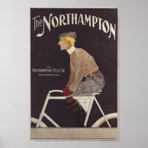  Northampton Poster voor fietsen en kunst