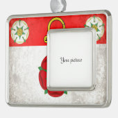 Northamptonshire Verzilverd Kader Ornament (Links)