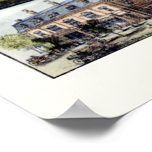 Northborough, MA Panoramic Map - 1887 Poster (Hoek)