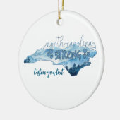 Northcarolina Keramisch Ornament (Links)