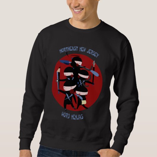 Northeast New Jersey Word Nenjas Sweatshirt (Voorkant)