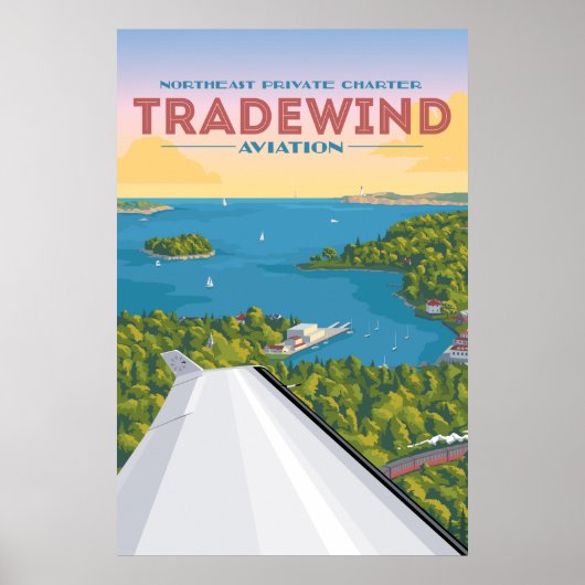 Northeast Summer Tradewind Aviation Poster (Voorkant)