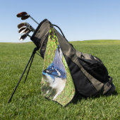 Northern Blue Jay Golfhanddoek (Groen)