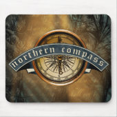 Northern Compass Mousepad Muismat (Voorkant)