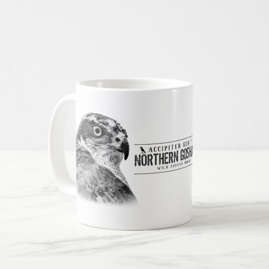 Northern Goshawk Koffiemok (Voorkant links)