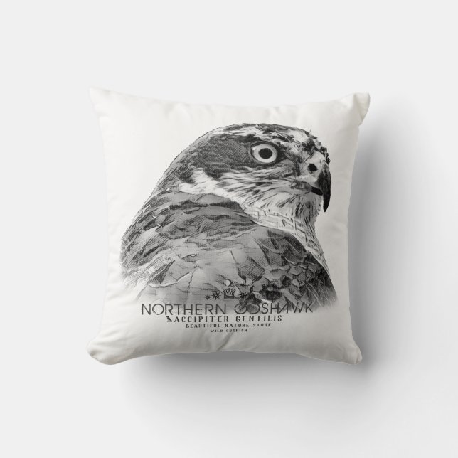Northern Goshawk Kussen (Voorkant)