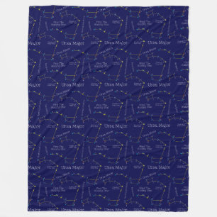 Northern Hemisphere Finding Polaris Star Fleece Deken