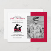 Northern Illinois Huskies | Afstuderen Aankondigingskaart (Voorkant / Achterkant)