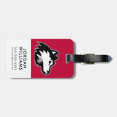 Northern Illinois Huskies Bagagelabel (Achterkant horizontaal)