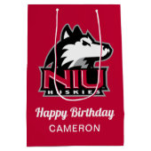 Northern Illinois Huskies | Geboortedag Medium Cadeauzakje (Achterkant)