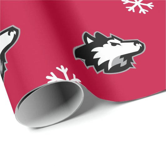 Northern Illinois Huskies | Kerstmis Cadeaupapier (Rol Hoek)