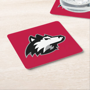 Northern Illinois Huskies Vierkante Kartonnen Onderzetter