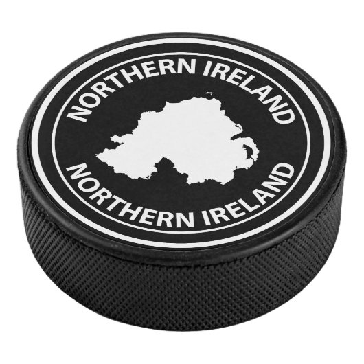 Northern Ireland Hockey Puck (3/4)