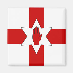 Northern Ireland Magnet - Star & Hand on Cross Magneet