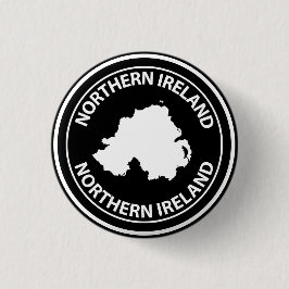 Northern Ireland Ronde Button 3,2 Cm