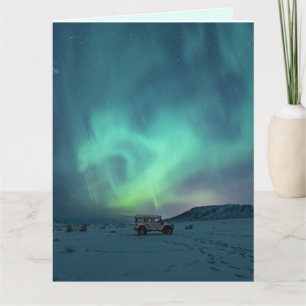 NORTHERN LIGHES CARTES DE SALUT D'ANNIVERSAIRE