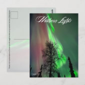 Northern Lights 2 - Carte postale (Devant / Derrière)