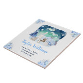 Northern Lights Arctic Animals Birth Statistics Tegeltje (Zijkant)