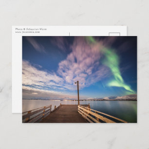 Northern Lights Aurora Jetty Briefkaart