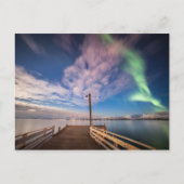 Northern Lights Aurora Jetty Briefkaart (Voorkant)