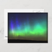 Northern Lights - carte postale frontière noire (Devant / Derrière)