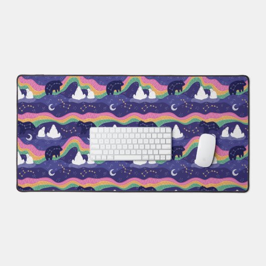 Northern Lights Desk Mat (Keyboard & Muis)