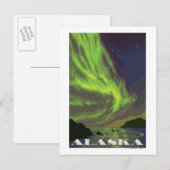 Northern Lights en Orcas - Dawson, Alaska Briefkaart (Voorkant / Achterkant)