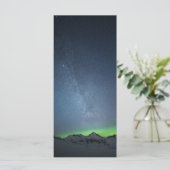 Northern Lights Milky Way-fotokaart (Staand voorkant)