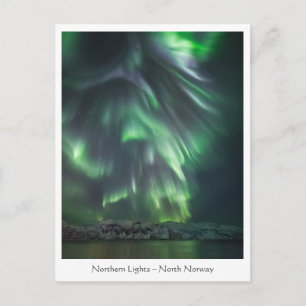 Northern Lights Night Sky Briefkaart