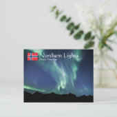 Northern Lights North Norway Carte postale (Debout devant)