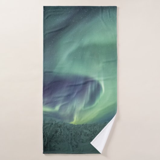 Northern Lights Norvège (Serviette de bain)