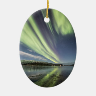 Northern Lights Norvège Ornement en céramique
